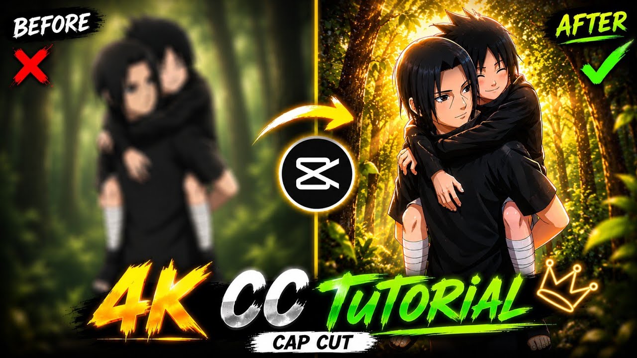 CAPCUT 4K CC EDIT TUTORIAL - YouTube