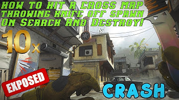 HOW TO HIT A CROSS MAP THROWING KNIFE OFF SPAWN ON CRASH! | Call Of Duty Modern Warfare