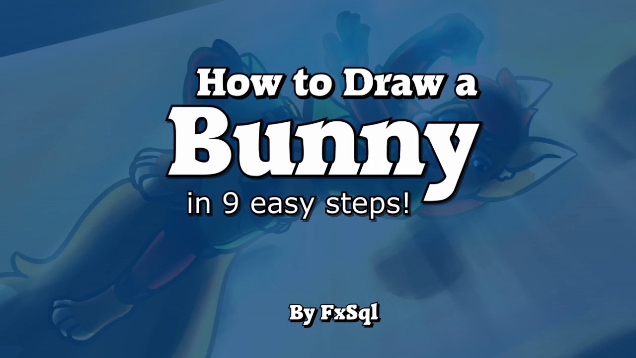 Anthro Bunny Drawing Tutorial - YouTube