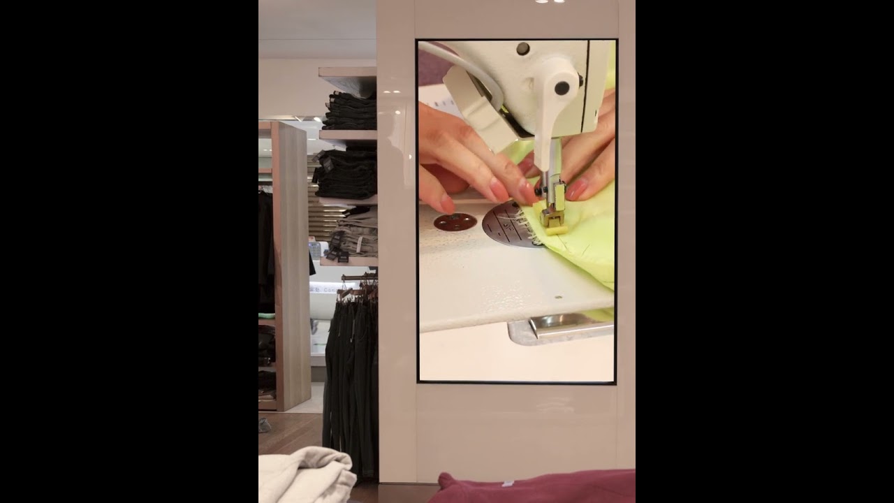 Video Wall 8mm Digital Menu Board, Restaurant Digital signage 