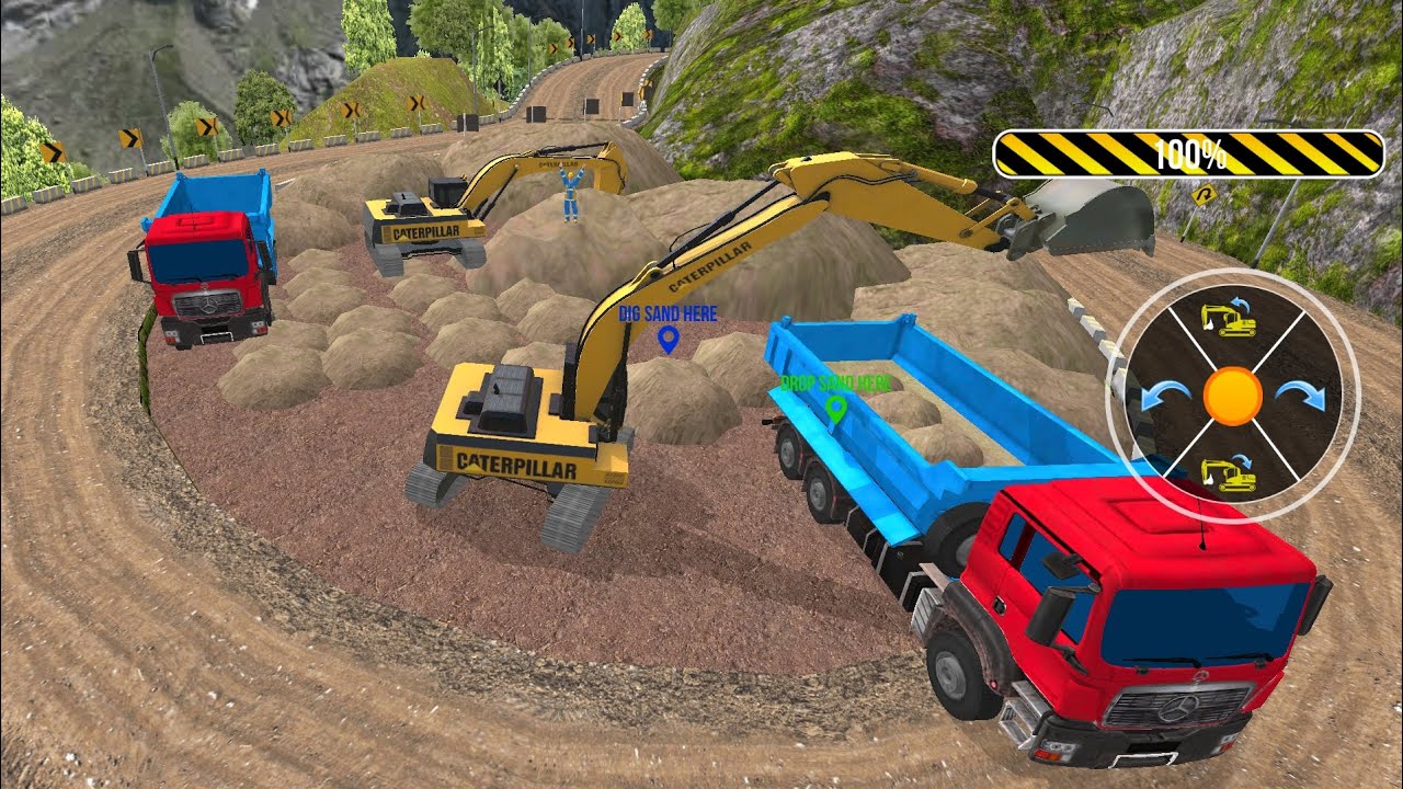 offroad excavator games