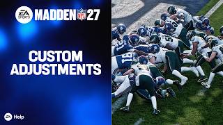How to Use Custom Adjustments in Madden NFL 27