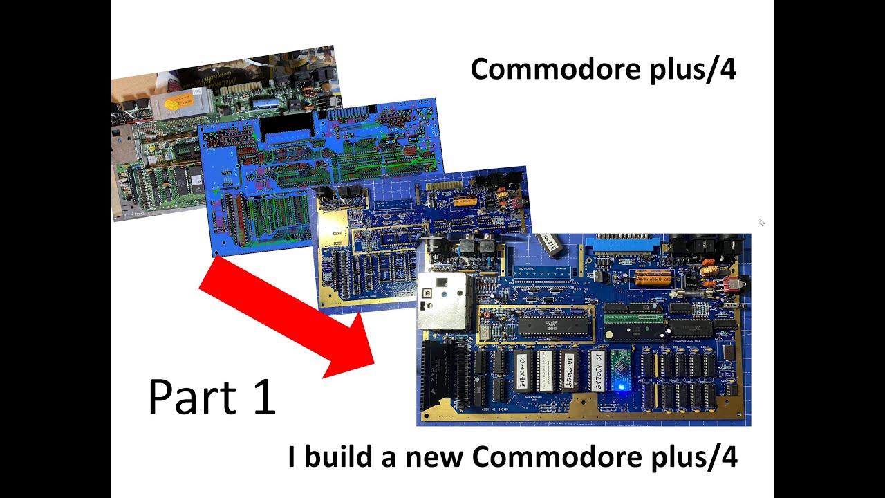 I build a new Commodore plus/4 - Part 1 - the template - YouTube