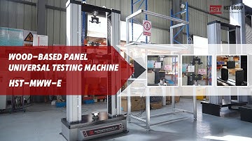 ISO 16984 ASTM D1761 ISO 16978 HST MWW-E Wood-based Board Universal TestingMachine for Wood test