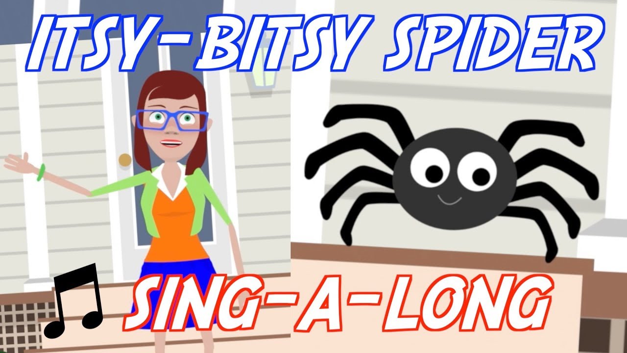 The ITSYBITSY SPIDER Song [Singalong with LYRICS] Preschool Kids