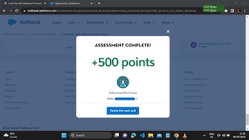 Level Up with Advanced Formulas || Level Up with Advanced Formulas trailhead challenge solution