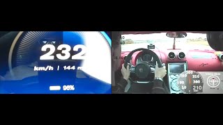 Lucid Air Sapphire Vs Koenigsegg Agera R 0-300 Kmh Acceleration Comparison