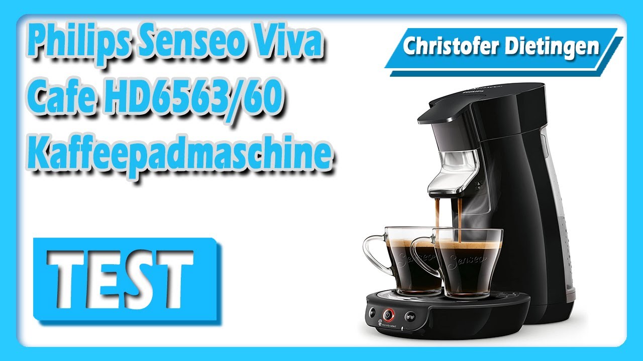 terugtrekken leven specificeren Philips Senseo Viva Cafe HD6563/60 Kaffeepadmaschine - YouTube
