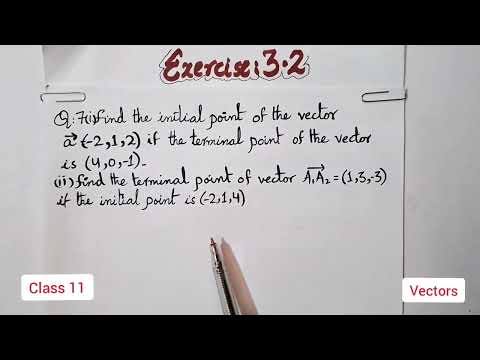 Exercise 3.2 Class 11 Q 7 class 11 maths Vector | Ex 3.2 Q 7 class 11| sindh board | Karachi board