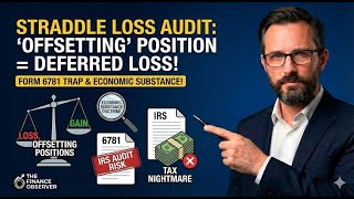 Straddle Tax Audit 2026: Form 6781 & The "Offsetting Position" Trap
