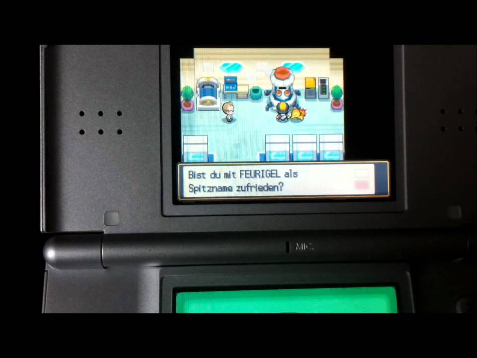 Pokemon Shiny Feurigel (Cyndaquil) in HG after 378 Soft Resets