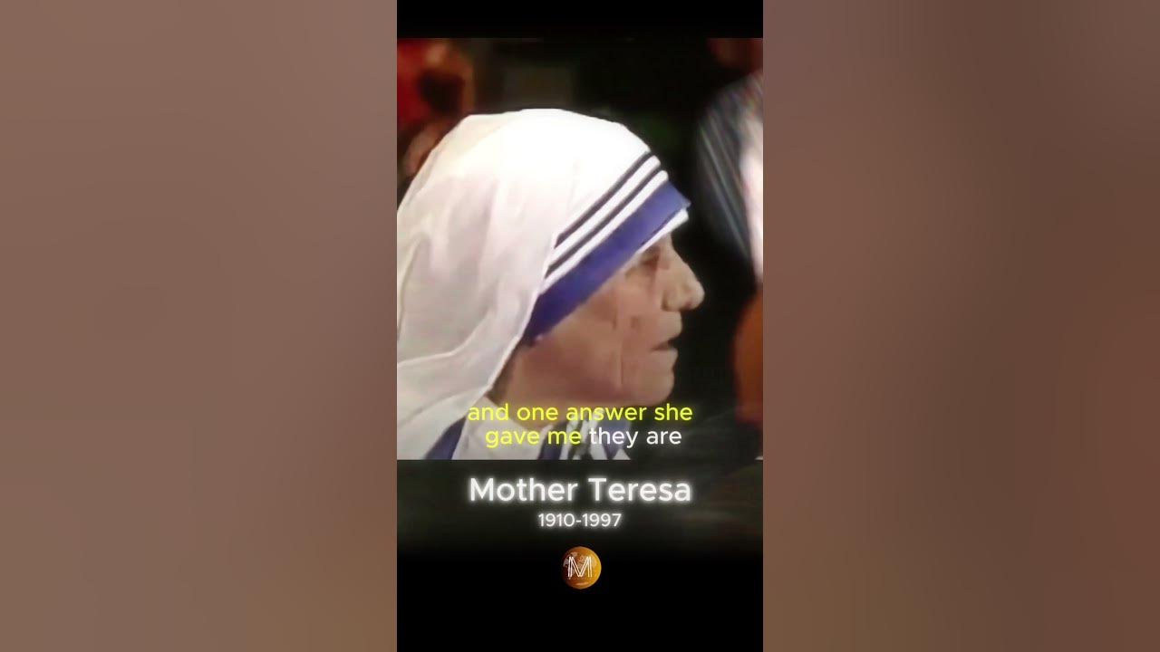 The True Meaning Of Selfless Service by Mother Teresa | Mission Motivation