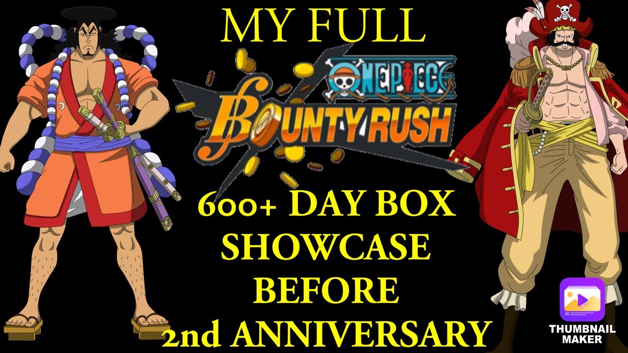OPBR| 600+ DAY BOX SHOWCASE BEFORE 2ND ANNIVERSARY| ONE PIECE BOUNTY RUSH