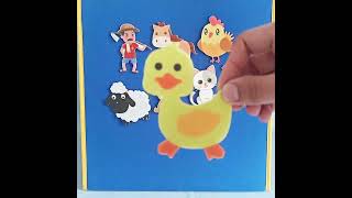 Old MacDonald Had a Farm Felt Story Set | Interactive Farm Animals Flannel Board Activity #storytime