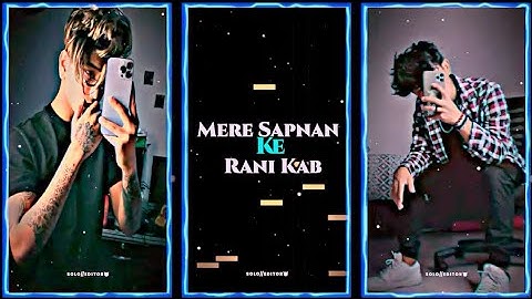 MERE SAPNO KI RANI X DIVINE XML😈| New Alightmotion Xml Video🔥| XML👇| #xml #alightmotion #viral #old