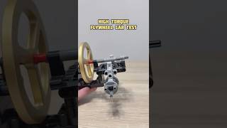 High Torque Flywheel Car Test #lego #legotechnic #mechanical #technic #creative #flywheel