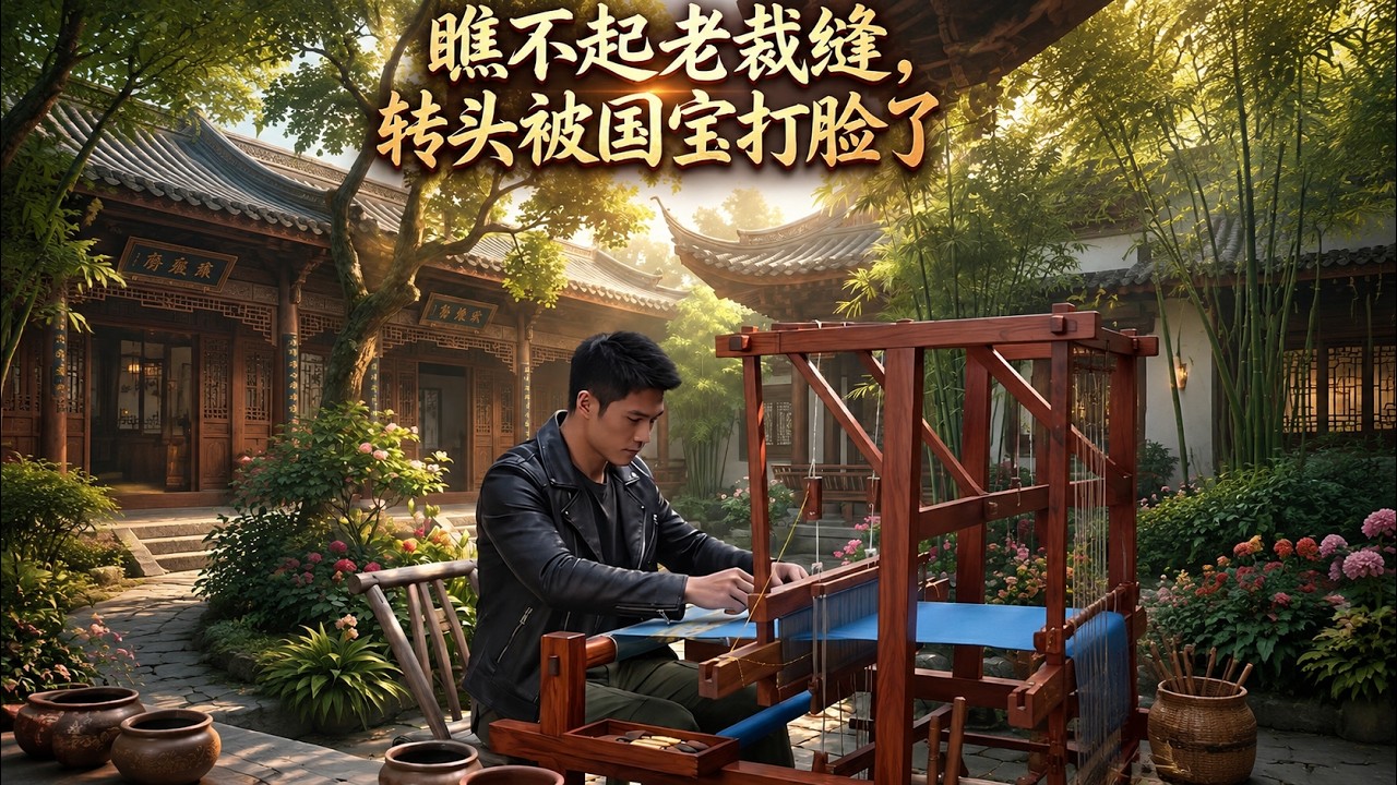 【完整版】AI短剧《瞧不起老裁缝,转头被国宝打脸了》非遗裁缝铺掌柜带领林家班,受邀为首富千金制作嫁衣,却遭首富之子轻视,还被法国高定设计师嘲讽!#短剧 #完结 #蔓蔓書屋 #大结局 poster