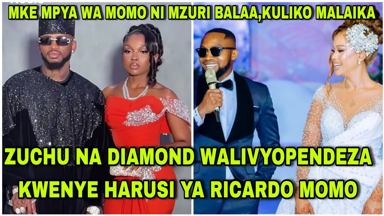 DIAMOND NA ZUCHU WALIOPENDEZA KWENYE HARUSI YA KAKA WA DIAMOND,Ricardo ...