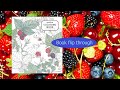 Garden coloring book | book flip through | Japanese book haul part 3 #adultcoloring | Genkosha Mook