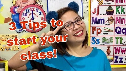 Tips for Online Teaching (Introduction Demo) How to start a class? | Life