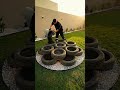 This Backyard Flower Garden Transformation Is So Satisfying 😳 #aivideo #interiordesign #viralvideo