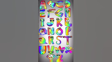 ALFABET LORE A-Z maar regenboog ALFABET LORE ANIMATIE MEME - abcdefghijklmnopqrstuvwxyz