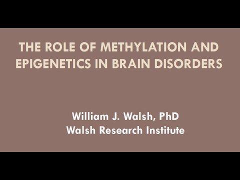 "The Role of Methylation and Epigenetics in Brain Disorders" presented by William J. Walsh, PhD