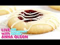 Professional Baker Teaches You  How To Make Thumbprint Cookies LIVE!