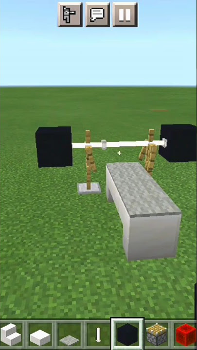 how to make gym in Minecraft ma gym Kase bnaye #shorts #minecraft #youtubeshorts