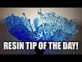 Resin Tip of the Day - Manipulating Resin into Shape
