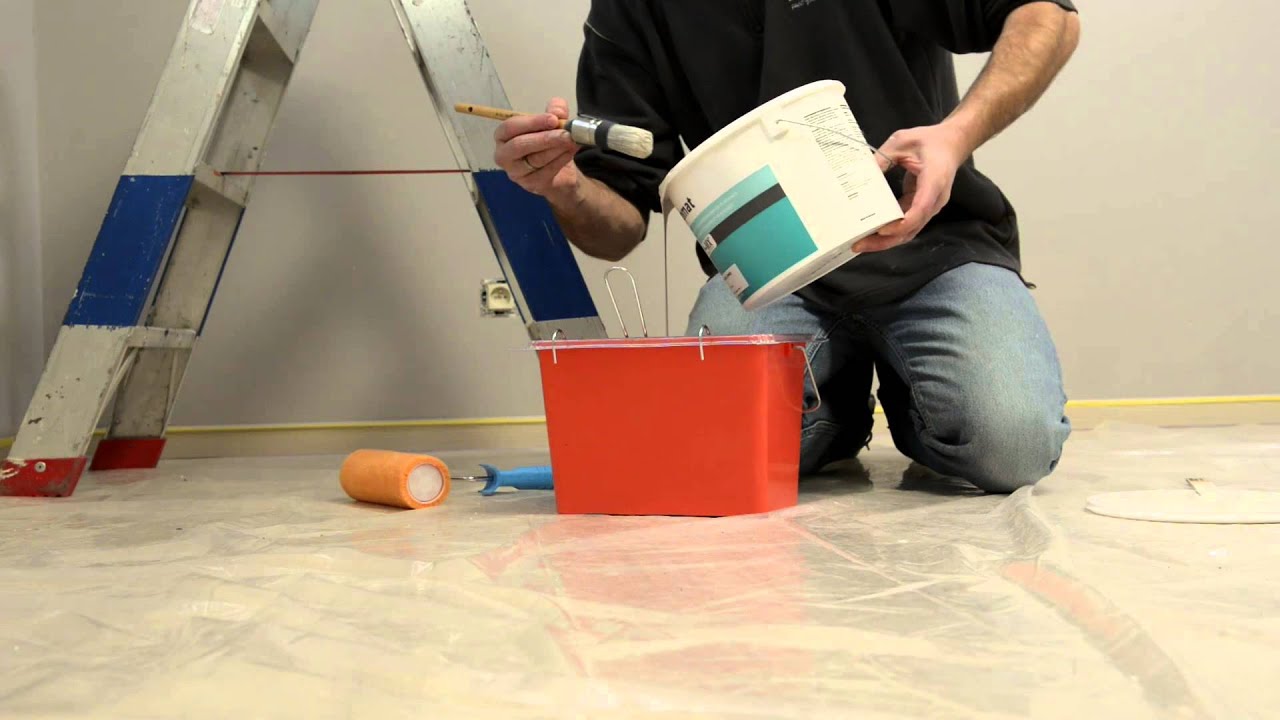 Een plafond schilderen: hoe doe je dat? youtube Plafond witten zonder knoeien