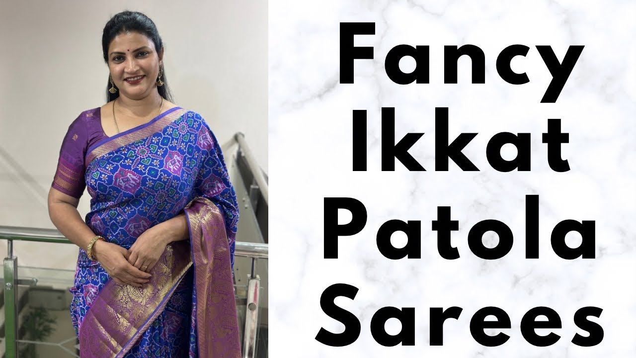 Ikkat Patola sarees | SamathaReddyStudio 