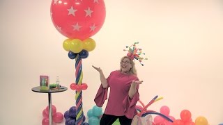 How To Make a Circus Theme Balloon Tower