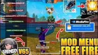 el mejor mod menu GRINGO XP  para FREE FIRE V65 Gratis actualizado??