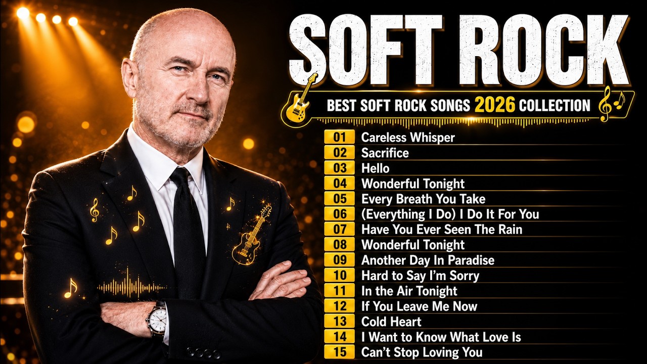 洋楽 BEST OF ROCK SOUNDS 🎧 Best Soft Rock Hits Playlist 2026 – Relaxing Classic Rock Songs