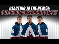 Reacting to the New Colorado Avalanche Jersey!