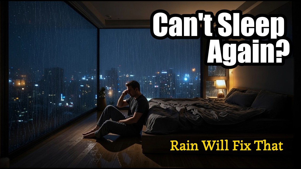 🔴LIVE Replay Heavy Rain on Window  - Insomnia Relief 3 Hours