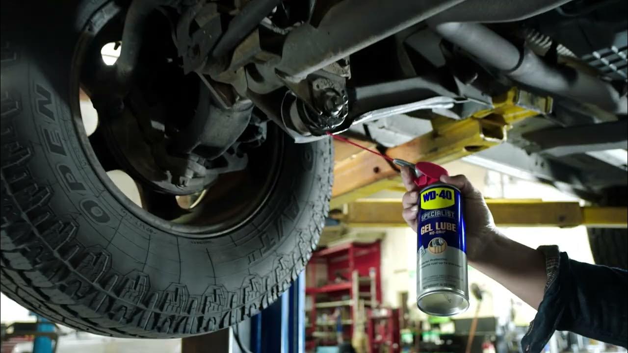 How a nextlevel pro lubricates suspension parts WD40 Specialist