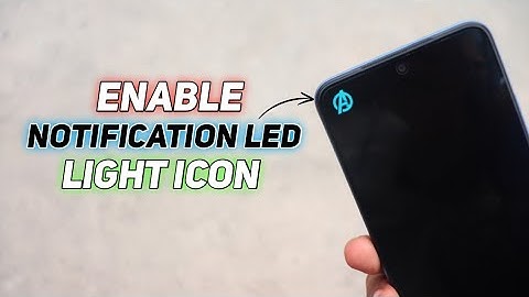 Enable Cool Notification LED Light Icon | Any Android Smartphones 🔥