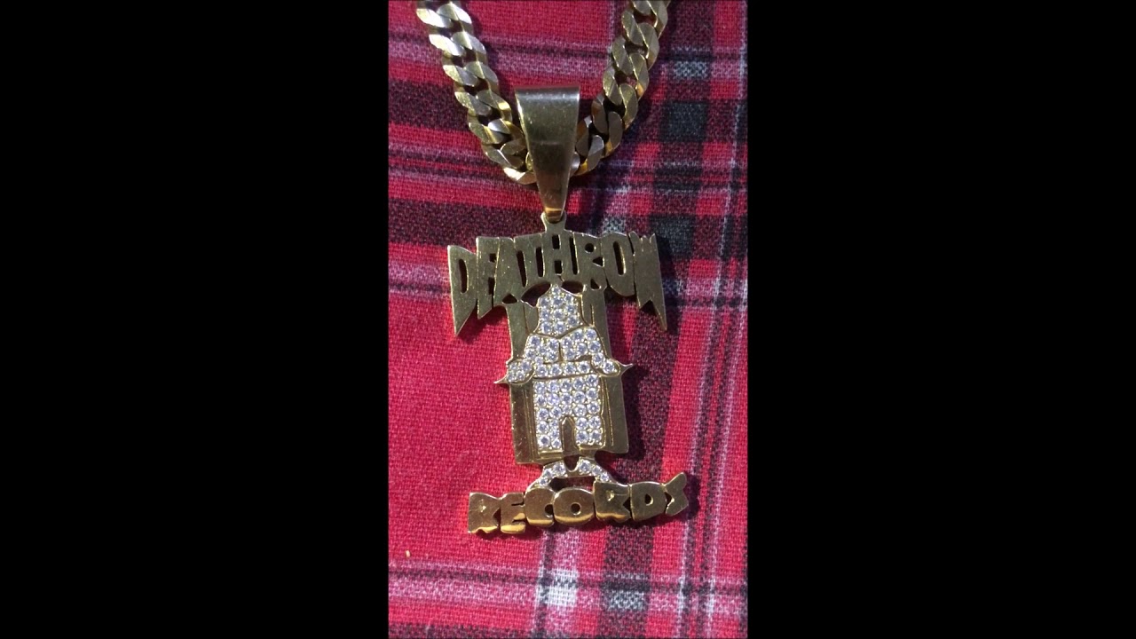 King Ice x Death Row Records XL Necklace – mosquitotrapxkdosa.com