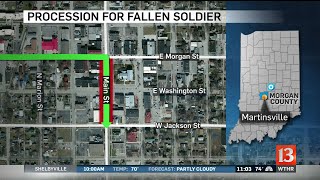 Procession Happening for Fallen Soldier