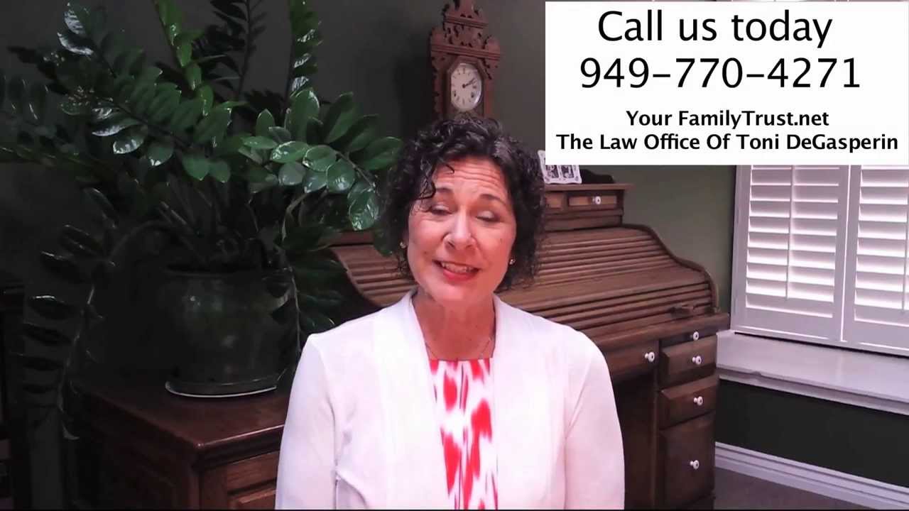 Orange County Estate Planning Attorney 949 770 4271 Your Family Trust net