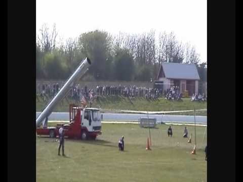 Scott May stunt show Human Cannon ball - Same Stunt as at Tragedy