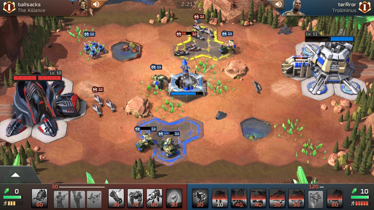 C&C: Rivals - terRror vs ballsacks a.k.a. school of micro