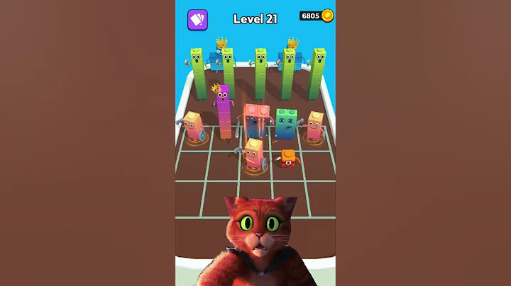 Merge Number Cube Lore Run ⭐ 21 level ✅ Battles VICTORY #shorts