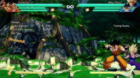 DBFZ Yamcha Transition into Corner Combo #1 w/ Goku Blk assist (5.13k Meterless)