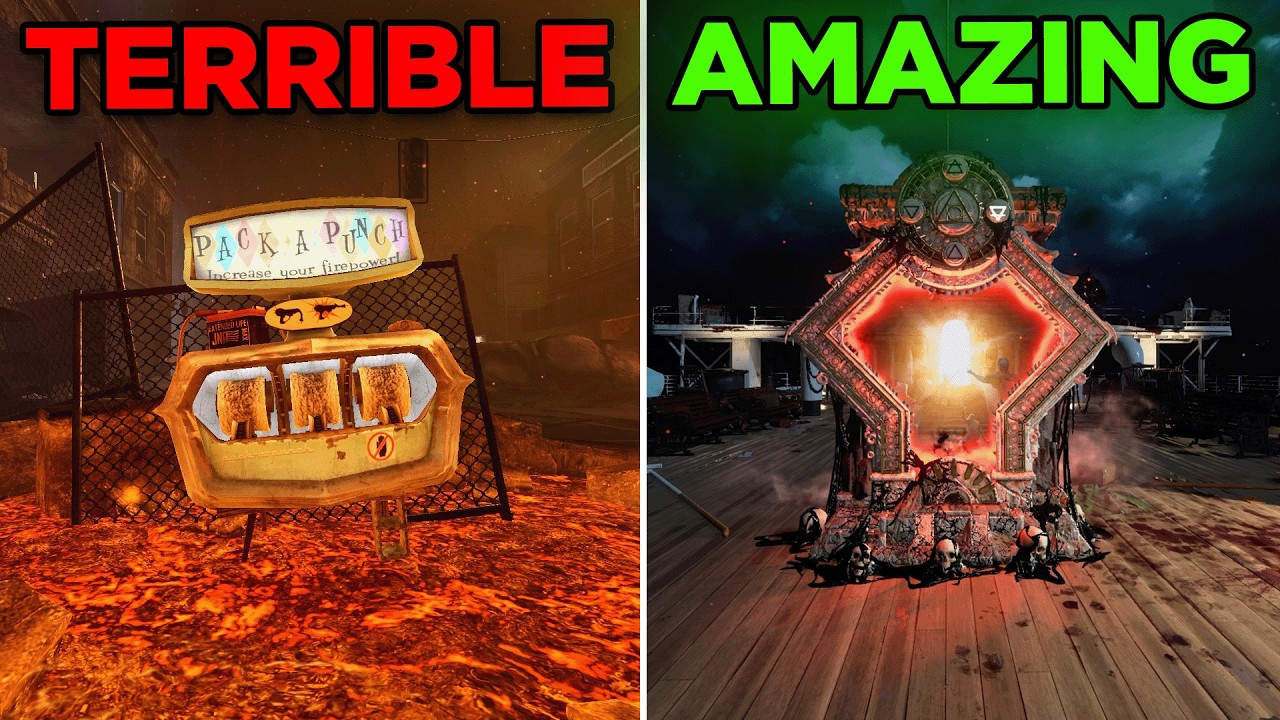 Ranking Every PACK-A-PUNCH Machine In COD ZOMBIES - YouTube