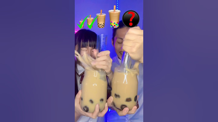 Boba emoji challenge🧋🥵Bubble tea #asmr #mukbang