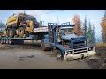 SnowRunner - Pacific p16 Low Loader Trailer Offroad Transport CAT 770g Water Tanker + CAT TH357d 4x4