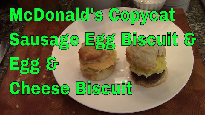 Sausage Egg & Cheese Biscuit Breakfast Sandwiches - Catz in the Kitchen